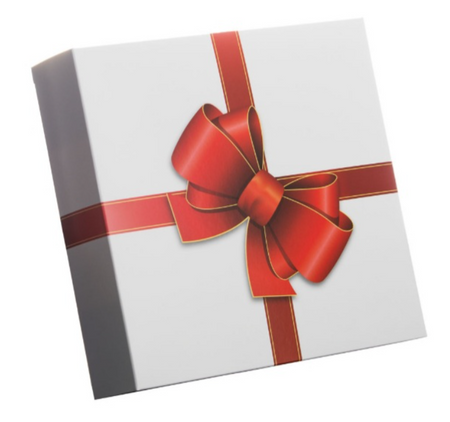 Pudełko prezentowe z kokardą 21,8 cm