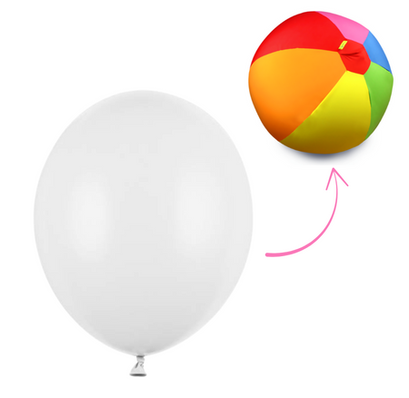 Balon Strong biały wypełnienie do piłki balonowej 30 cm
