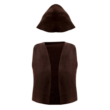 Zestaw strój PASTUSZEK dla dzieci (kamizelka, czapka)