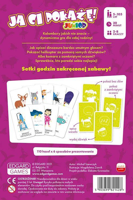 JA CI POKAŻĘ Junior GRA rodzinna kalambury