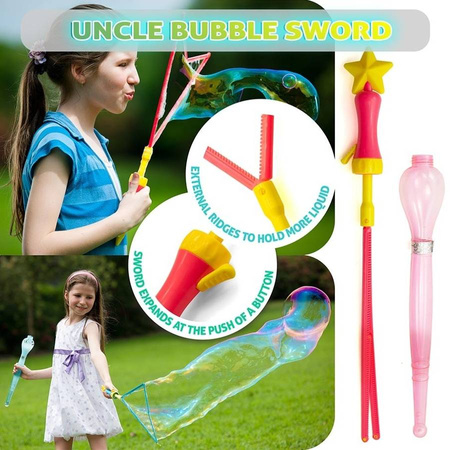 Mobilny Zestaw ZAMYKANIE W BAŃCE 80 cm Uncle Bubble + dodatki