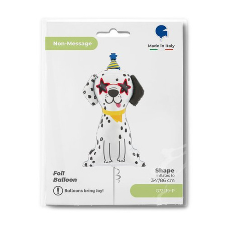 Balon foliowy Pies Dalmatyńczyk imprezowy 34 cale Grabo