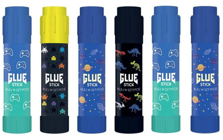 Klej w sztyfcie Game Over mix wzorów 1 szt.