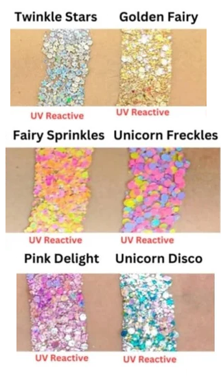 Brokat w kremie kosmetyczny do twarzy i ciała Fusion - Unicorn Disco UV 10ml