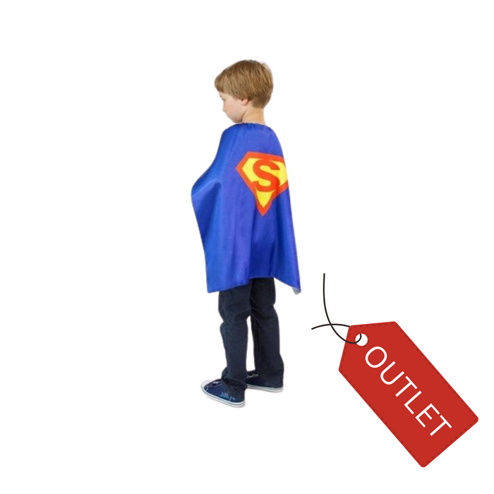 Pelerynka SUPERBOHATER SUPERMAN dla dzieci - OUTLET - uszkodzony nadruk