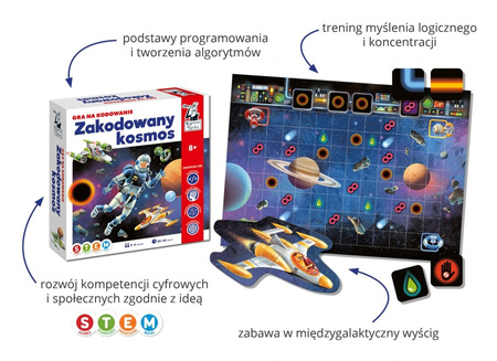 ZAKODOWANY KOSMOS. GRA NA KODOWANIE KAPITAN NAUKA