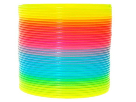 Sprężyna tęczowa perłowa do zabawy