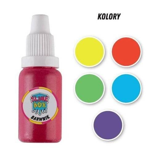 slime BARWNIK W PŁYNIE różne kolory