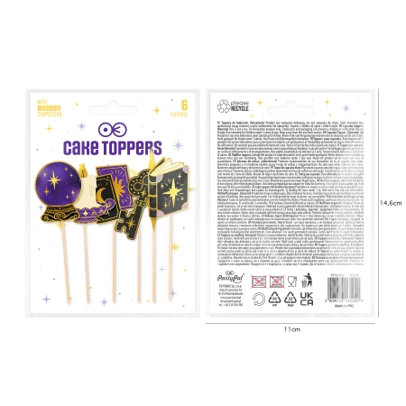 Pikkery Toppery Andrzejki Wróżki Magia 6 szt.