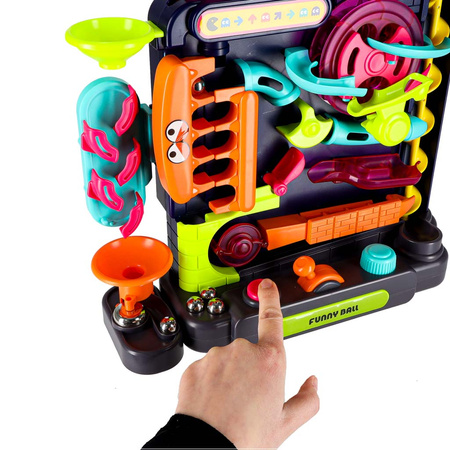 Gra zręcznościowa tor kulkowy z przeszkodami dla kulek