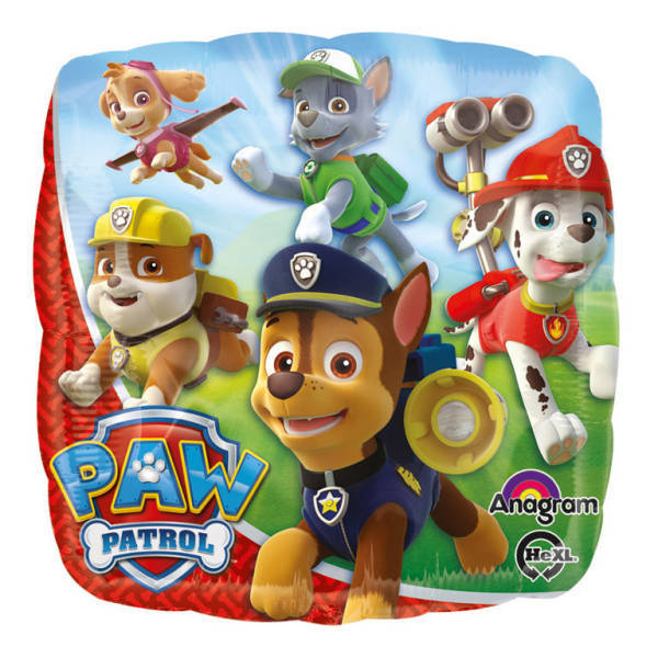 Psi Patrol kwadratowy balon foliowy 18''