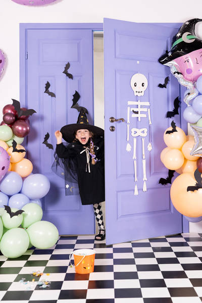 Wiaderko na cukierki Halloween 13,5 cm 2 szt. - OUTLET - delikatne wgniecenie