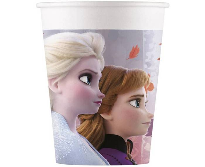 Kubeczki Kraina Lodu 2 Anna Elsa 200 ml 8 szt.