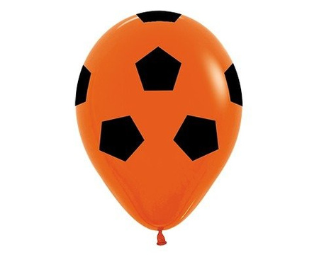 Balony Sempertex Piłka nożna 12'' 12 szt Mix kolorów