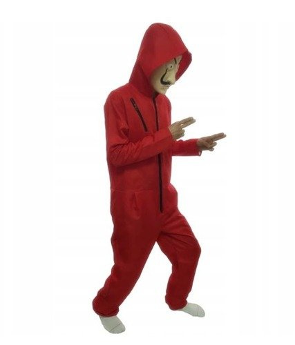 Strój dla dorosłych Skazaniec z kapturem "Dom z papieru" kobieta