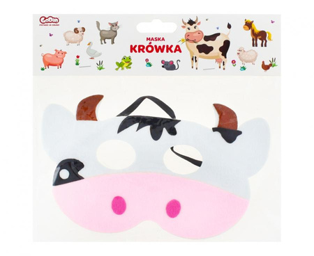 Maska filcowa Krówka