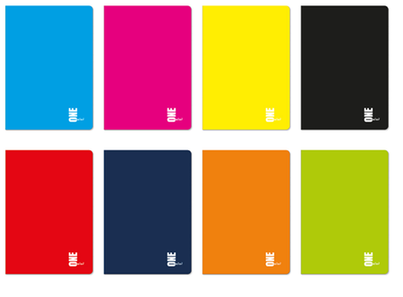 Brulion A6 96 kartkowy w kratke 962 (mix kolorów)