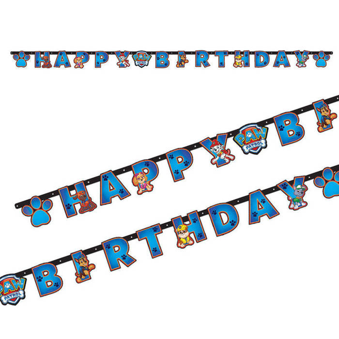 Girlanda Baner urodzinowy Psi Patrol 180 cm