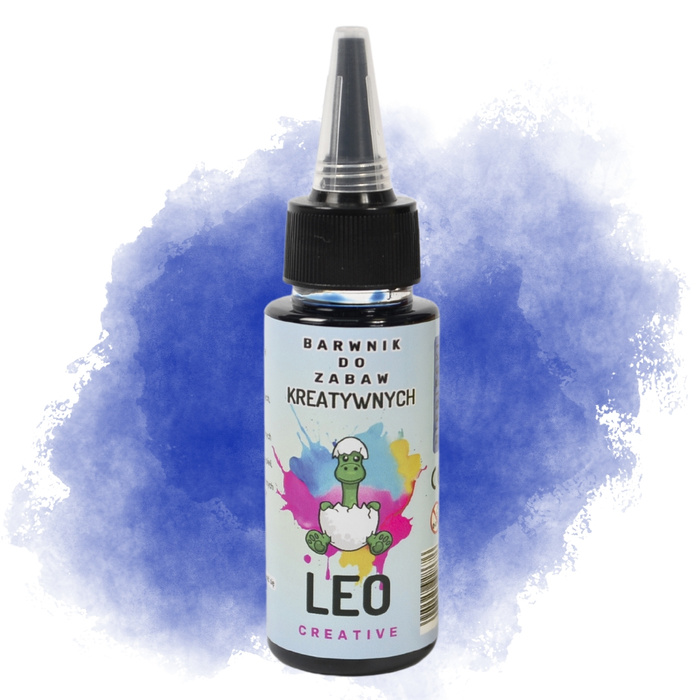 Barwnik w płynie NIEBIESKI - 50 ml - Leo Creative