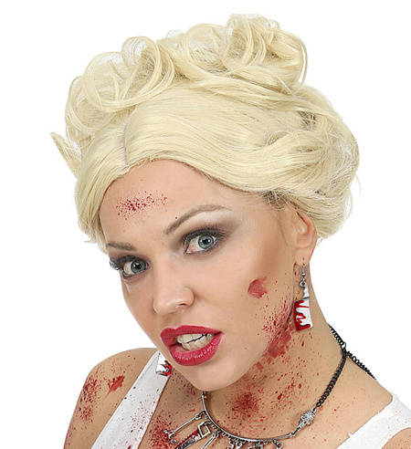 Kolczyki zakrwawione toporki Halloween