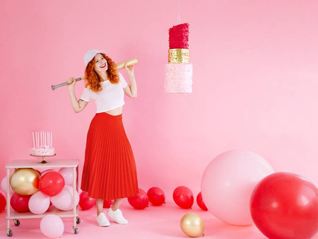 Balon Strong jednokolorowy 12 cali 100 szt. Pastel Baby Pink