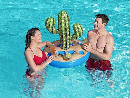 Dmuchany stojak na napoje do wody kaktus