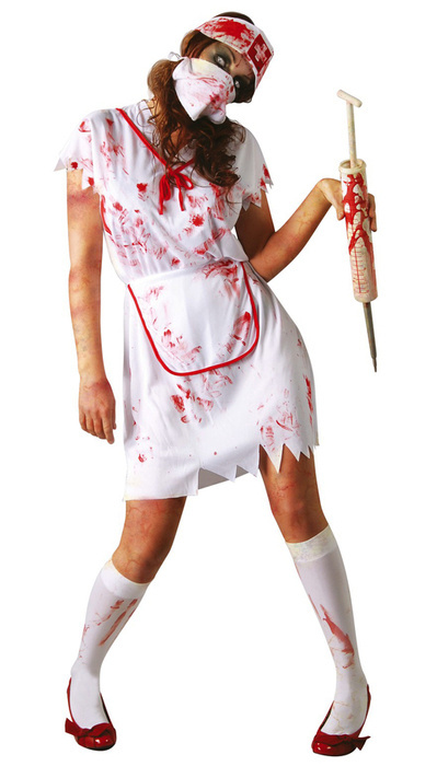 Strój dla dorosłych Pielęgniarka Zombie