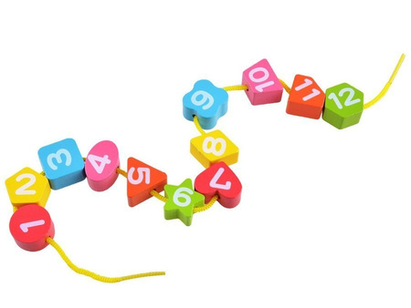 Zabawka Zegar edukacyjny drewniany z sorterem