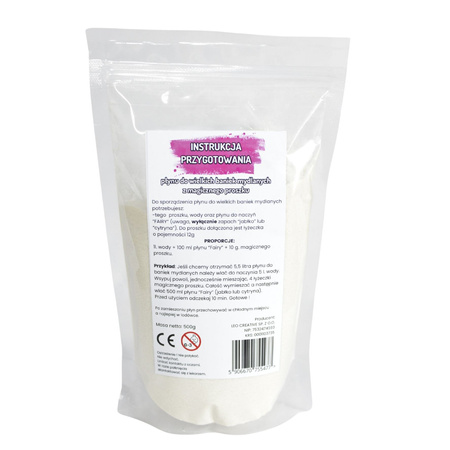 Proszek na Płyn do dużych baniek mydlanych aż 55 l Leo Creative