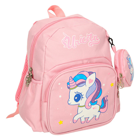 Plecak dla przedszkolaka szkolny dziecięcy jednorożec 30x22x11cm