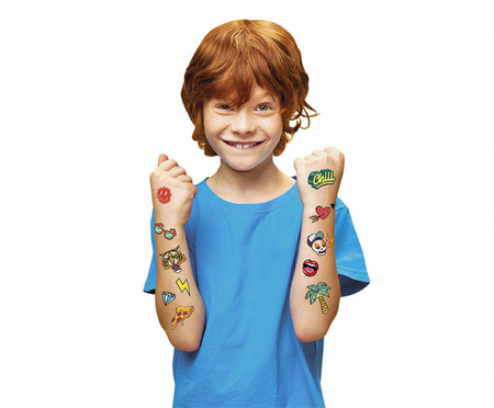 Tatuaże zmywalne/ wodne dla chłopca mix wzorów 1 arkusz