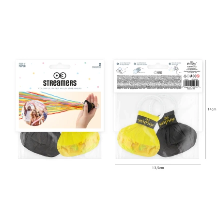 Serpentyny rzucane kolorowe 2szt.