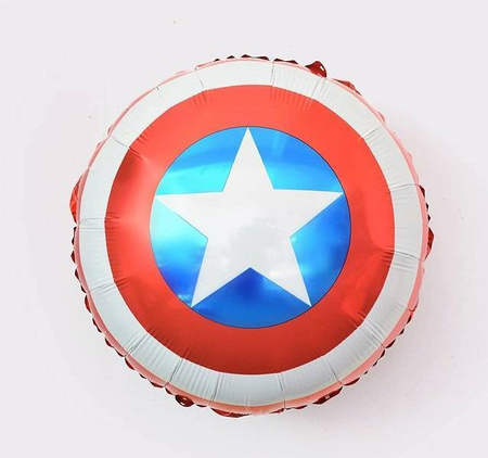 Kapitan Ameryka tarcza Marvel Avengers balon foliowy 18"