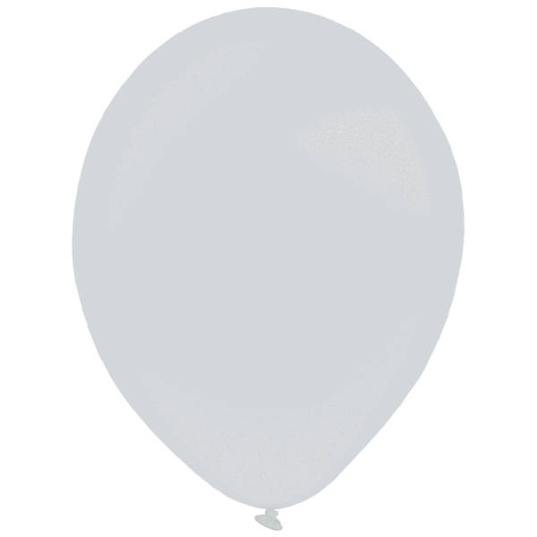 Balony lateksowe Everts Decorator Metallic 11 cali 50 szt. Silver