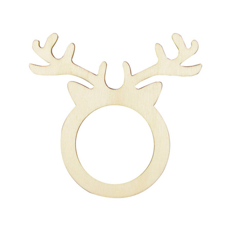 Świąteczne obrączki na serwetki Reniferki 4 szt.