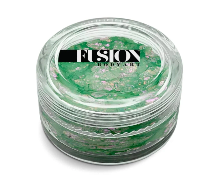 Brokat w kremie kosmetyczny do twarzy i ciała Fusion - Whimsical Mint 10ml