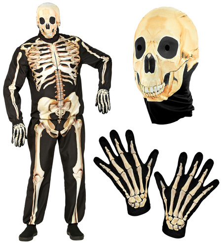 Kościotrup Szkielet szybki strój dla dorosłych