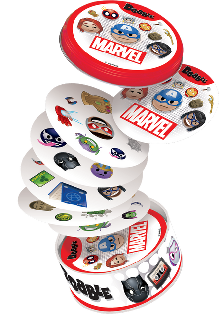 Gra rodzinna towarzyska Dobble Marvel Emoji