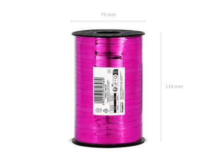 Wstążka plastikowa metalizowana do balonów 5mm 225m