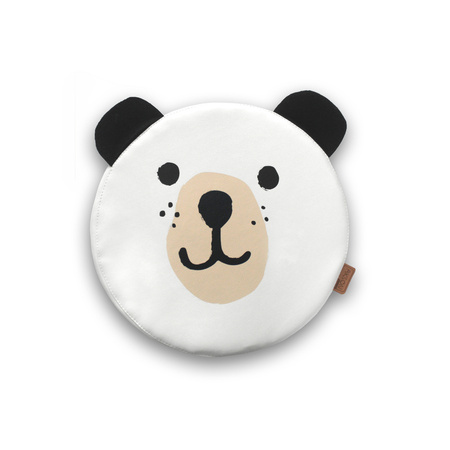 Poduszki białe ekoskóra MIŚ z uszkami 1 szt. 6 cm AKSON