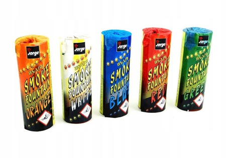 Dymna świeca fontanna kolorowy dym 1 szt