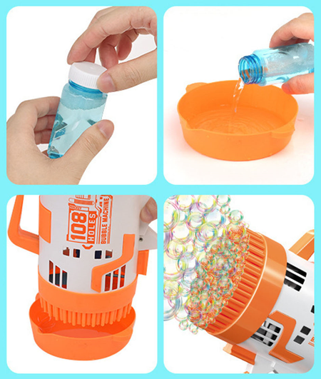 BAZOOKA Wytwornica do robienia baniek pistolet