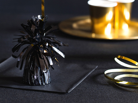 Ciężarek do balonów jednokolorowy CUKIEREK 130 g czarny