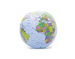 Piłka edukacyjna dmuchany globus 30 cm