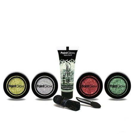 Zestaw Klasyczny Brokat do ciała PaintGlow