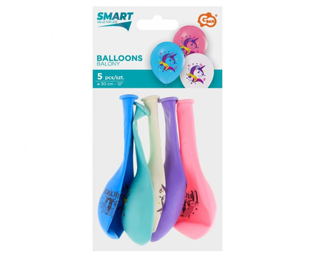 Balony lateksowe Jednorożec 12 cali 5 szt.