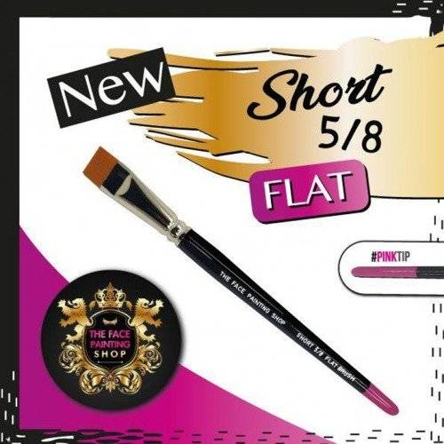 Pędzel płaski 5/8 Short Flat - The Face Painting Shop