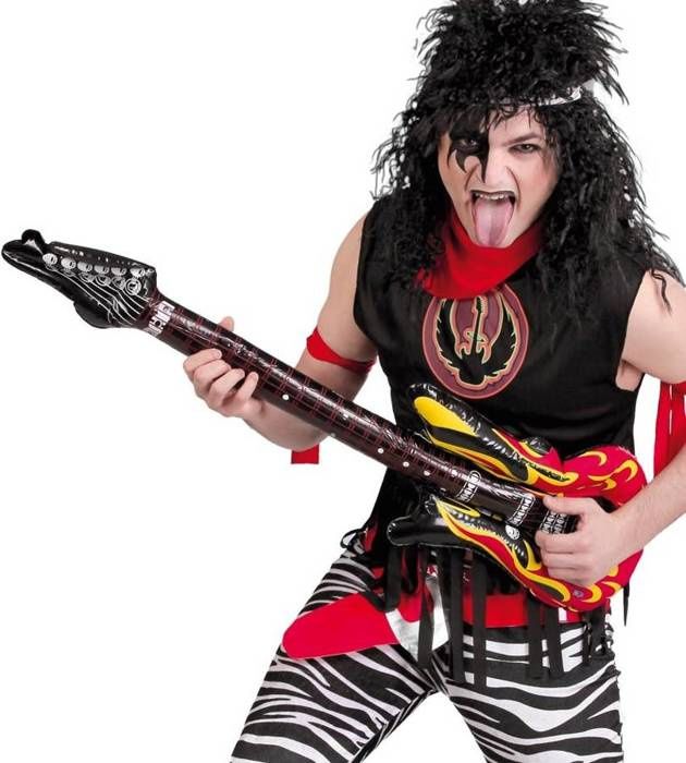 Gitara dmuchana płomienie