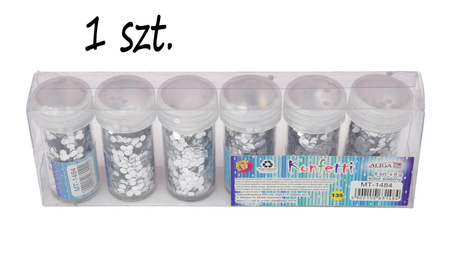 Konfetti metalizowane plaster miodu ZŁOTY SREBRNY 8g