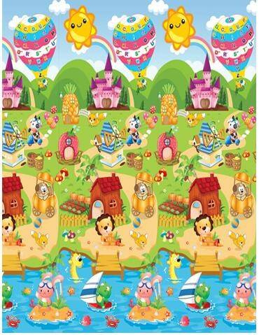 Mata edukacyjna dywan dwustronna piankowa 180x120 cm